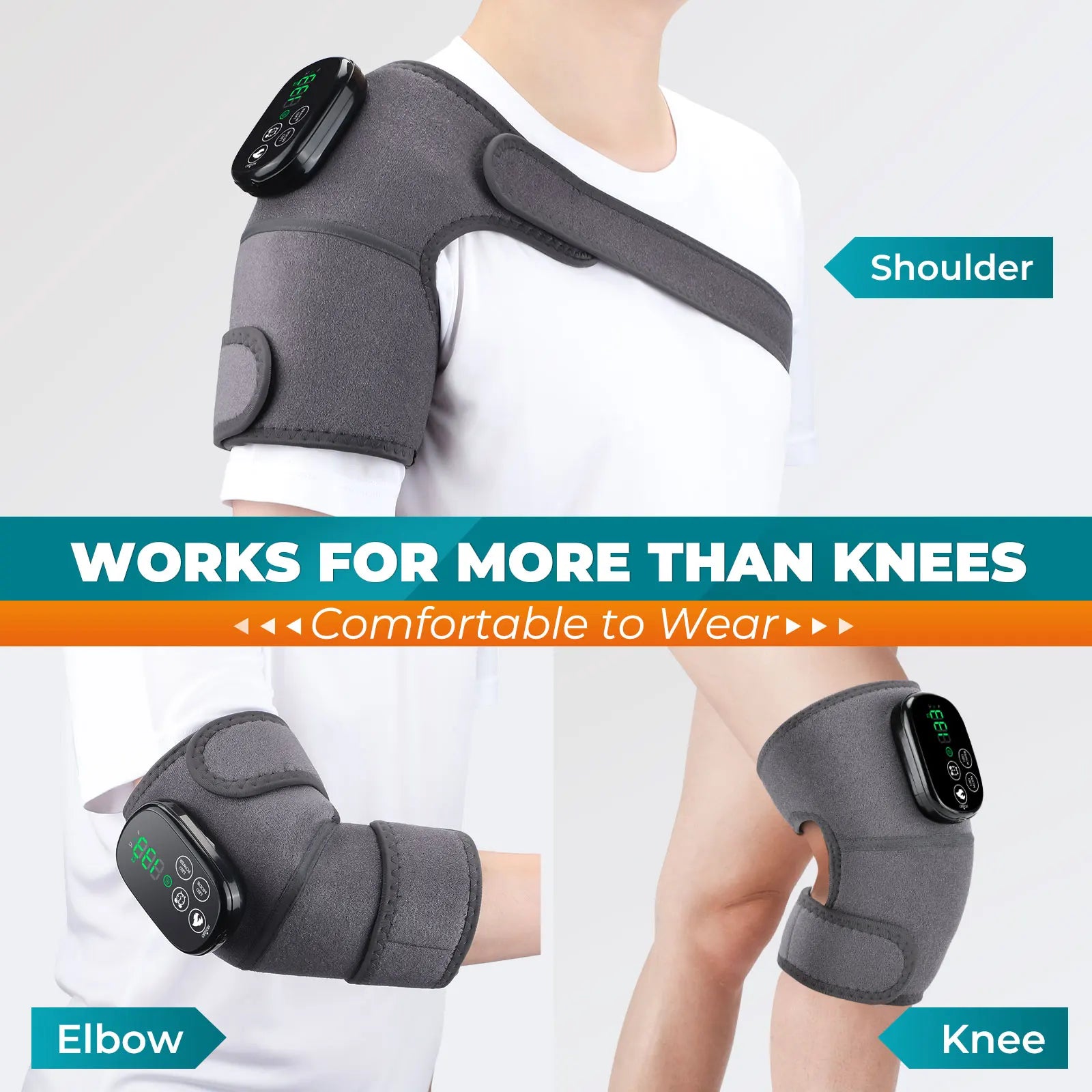 3 In 1 Heating Shoulder Elbow Joint Massager