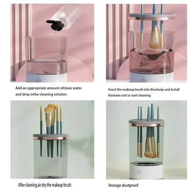 Portable Electric Makeup Brush Cleaner