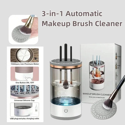 Portable Electric Makeup Brush Cleaner