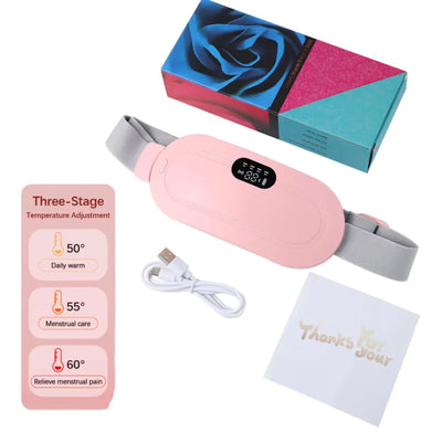 Electric Heating Pad Menstrual Cramp Massager